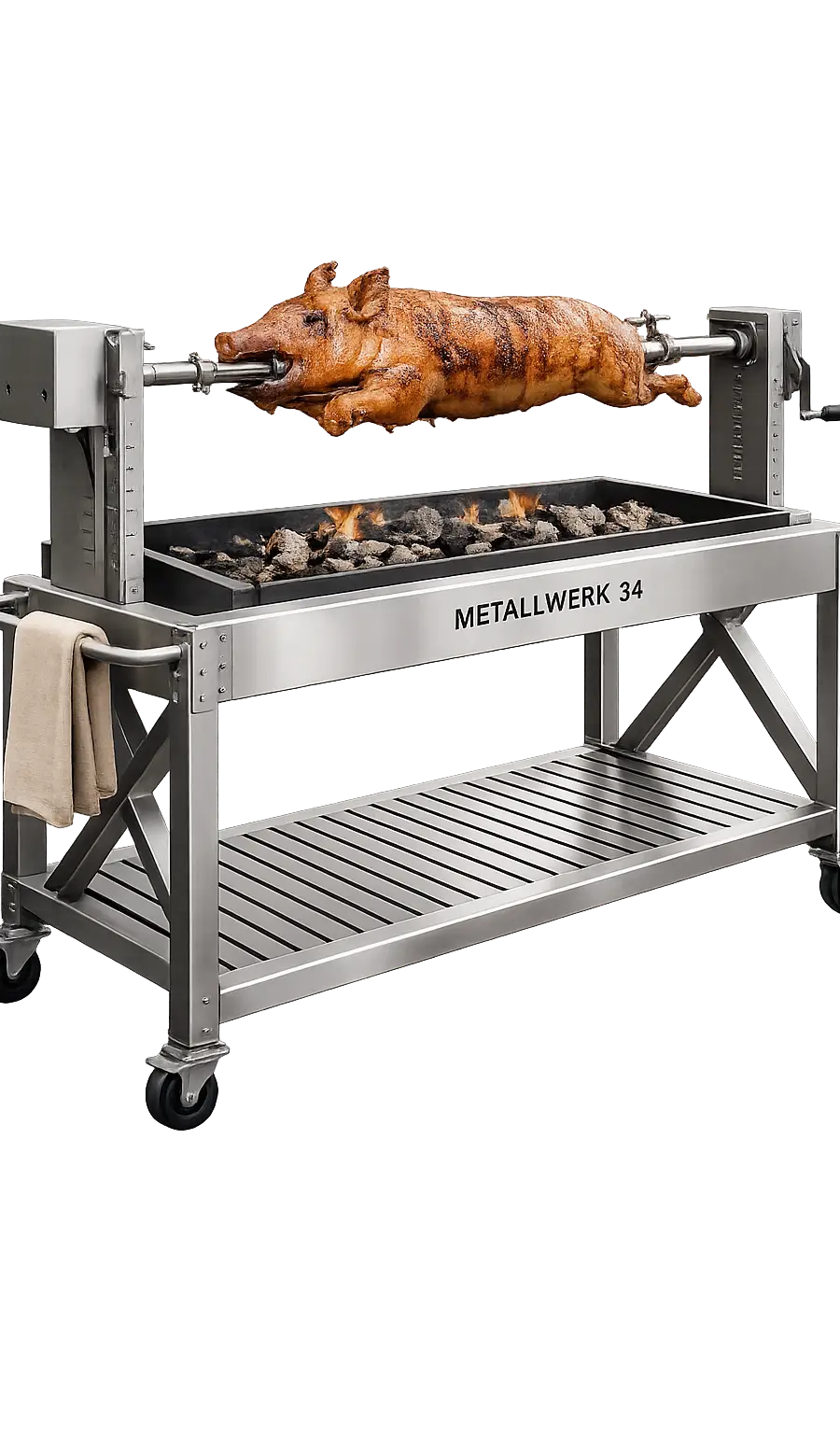 Edelstahl Grillwagen — Sonderfertigung Metallwerk 34